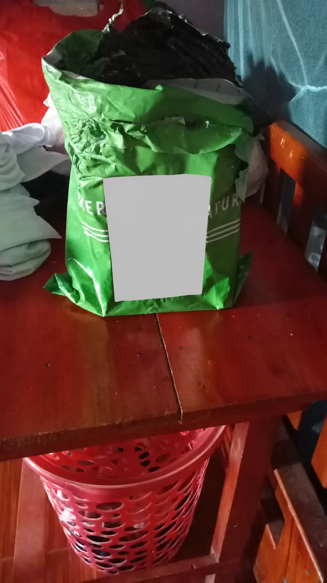 Pedido recibido en su empaque de transporte.